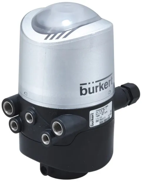 Control head for decentralized automation of hygienic process valves Burkert type 8681