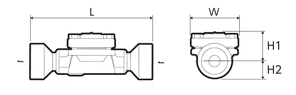 Diaphragm Steam Traps Miyawaki DF1