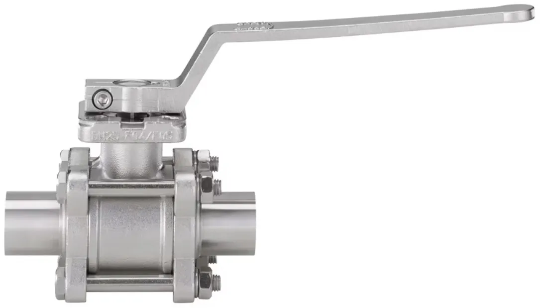 2/2-way ball valve 3-piece Burkert type 2654