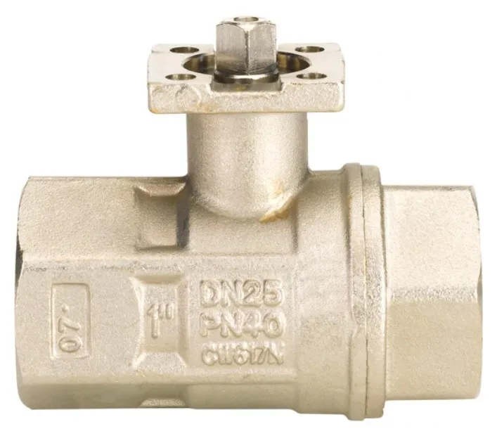 2/2 or 3/2-way brass ball valve, 2-part Burkert type 2660