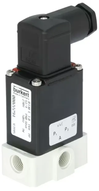 Solenoid valve Burkert type 0330 - Direct-acting 2/2 or 3/2-way pivoted armature valve