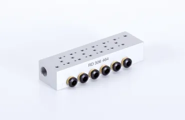 Manifold plate for 3-way valves RD 305 464