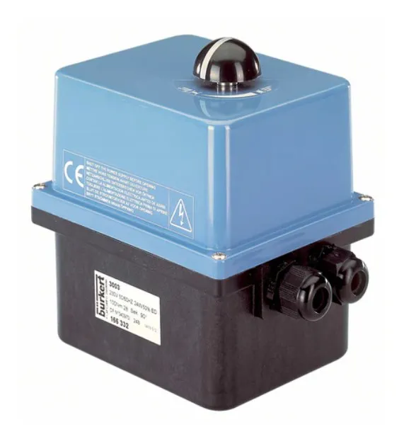 Electrical Rotary Actuator - On/Off and control Burkert type 3003
