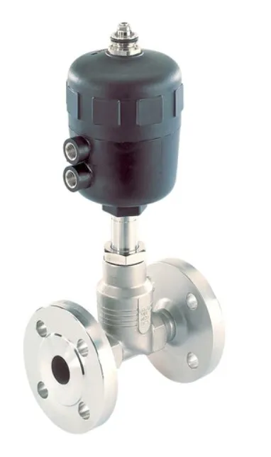 Pneumatically operated 2-way globe control valve Burkert Type 2712