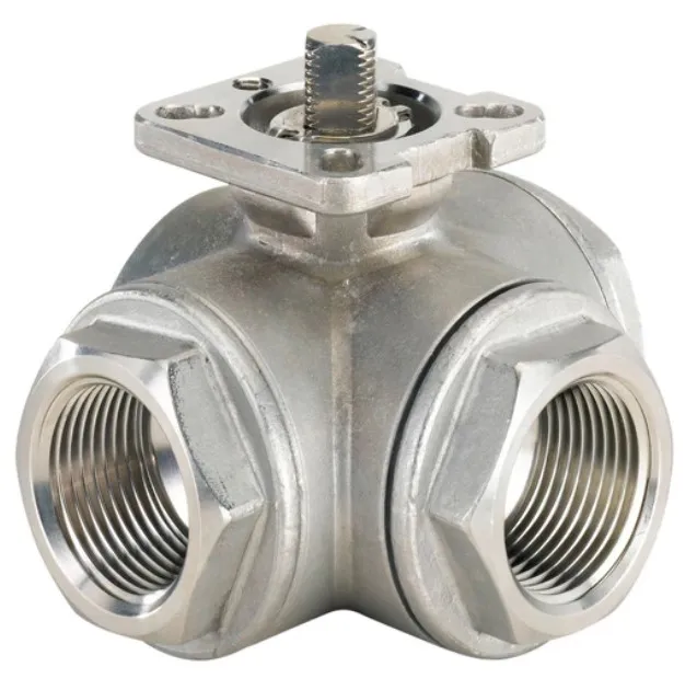 3-Way Ball Valve with L-bore Burkert type TKU002