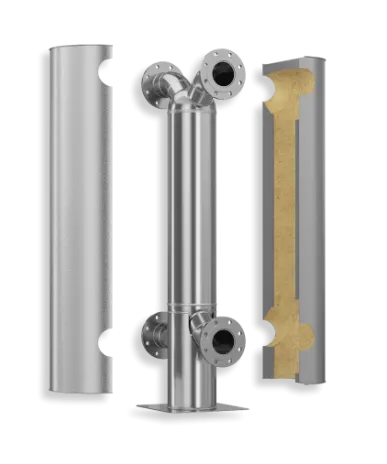 HAD shell and coil heat exchanger