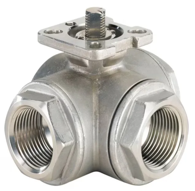 3-Way Ball Valve with T-bore Burkert type TKU003