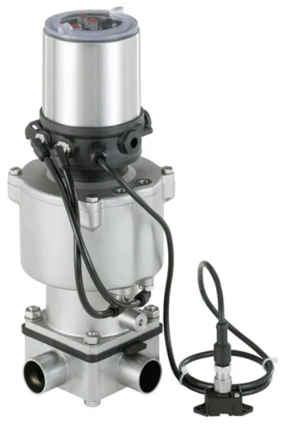 Robolux multiway multiport diaphragm valve, pneumatically operated Burkert type 2036