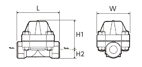Thermodynamic Disc Steam Traps Miyawaki S62N