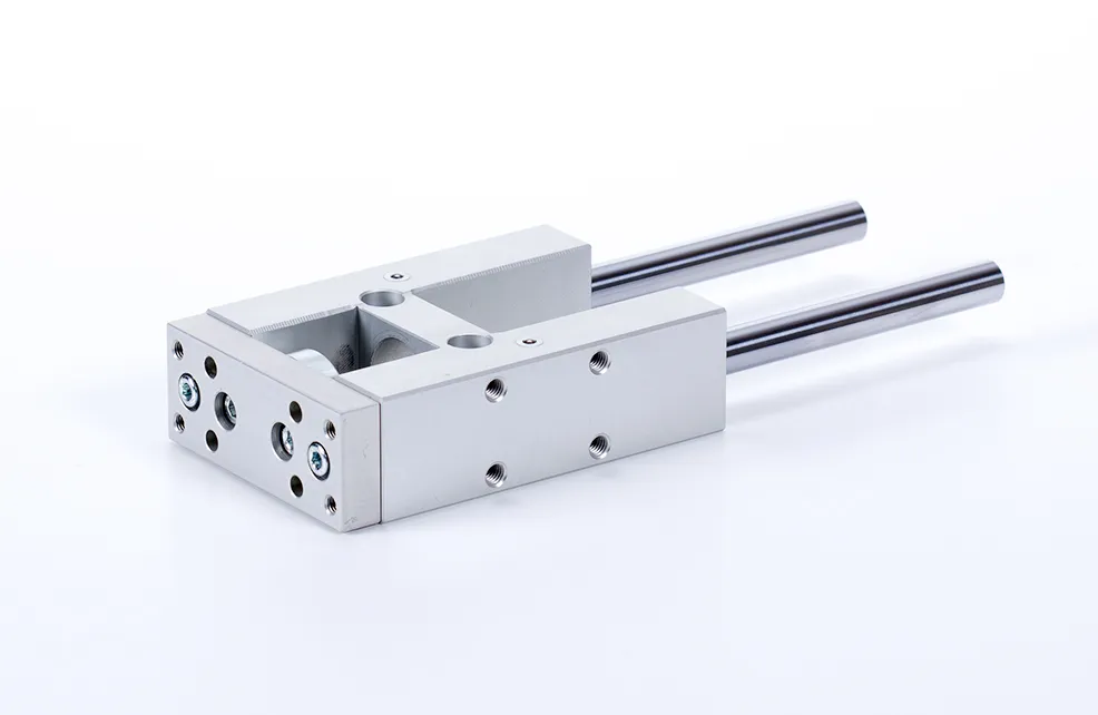 H-shaped liner guide | for cylinders ISO 6432 | with plain bearing | with longer coupling HAFNER RHSL