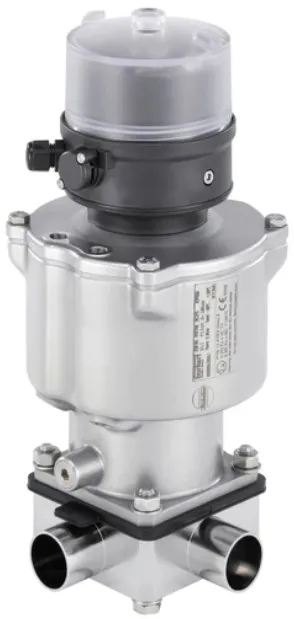 Robolux multiway multiport diaphragm valve, pneumatically operated Burkert type 2036