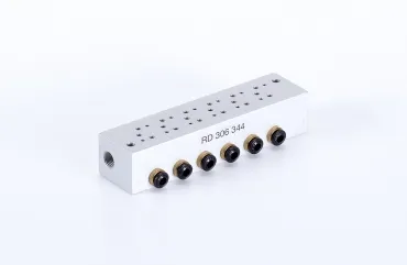 Manifold plate for 3-way valves RD 316 344