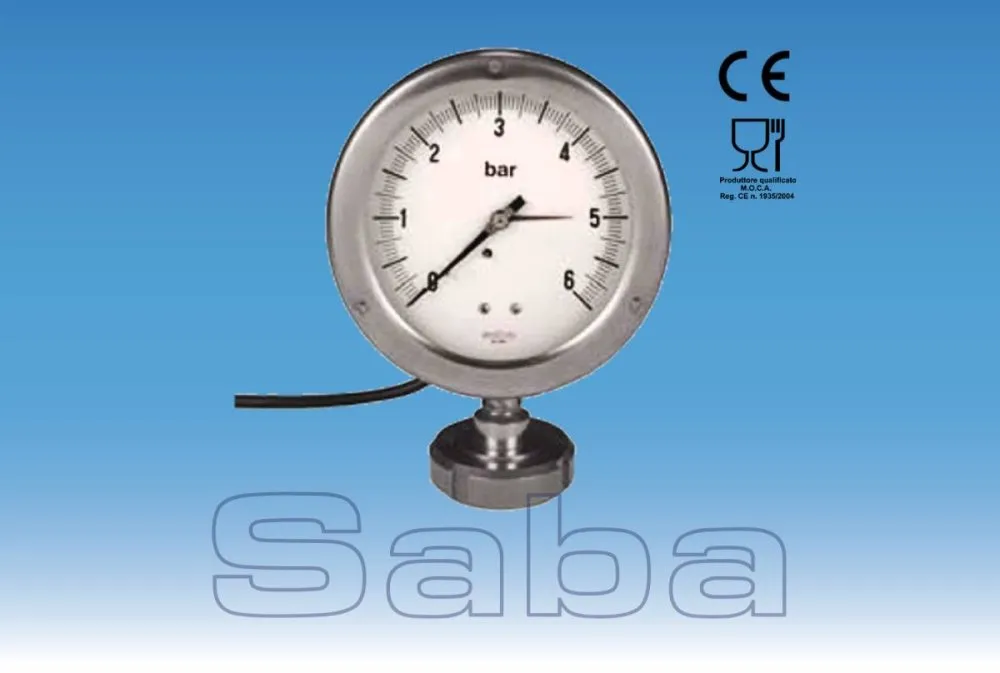 SANITARY PRESSURE GAUGE WITH MICRO SWITCH (MOD. SA 40/M)