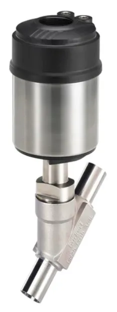 Pneumatically operated 2-way angle seat control valve Burkert Type 2300