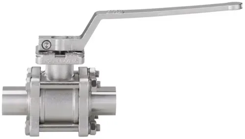 2/2-way ball valve 3-piece Burkert type 2654