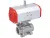 Stainless steel ball flanged valve with pneumatic actuator END-Armaturen ZK-ED / ZK-EE