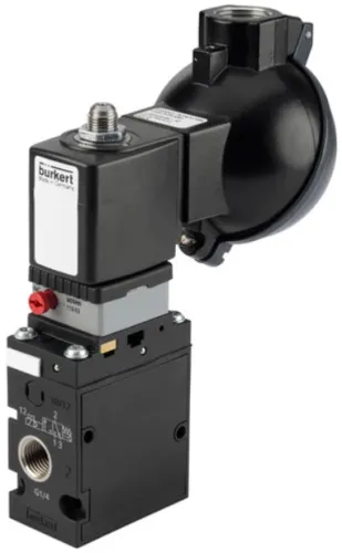 Hazardous location solenoids type 6518 - Servo-assisted 3/2 way Solenoid Valve for pneumatics