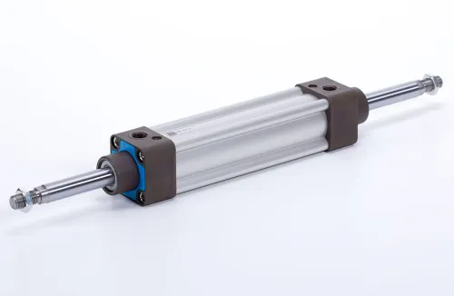 Double acting cylinder | adjustable cushioning | through piston rod | magnetic piston | D-series HAFNER DBL