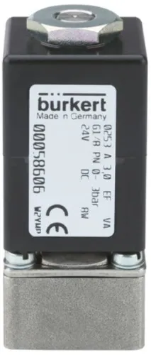 Solenoid valve Burkert type 0253 - 2/2-way solenoid valve, direct-acting