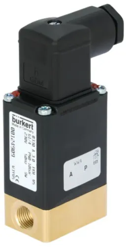 Solenoid valve Burkert type 0330 - Direct-acting 2/2 or 3/2-way pivoted armature valve