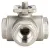 3-Way Ball Valve with L-bore Burkert type TKU002