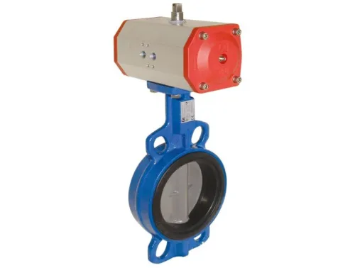 Butterfly valve with pneumatic actuator END-Armaturen WA-ED / WA-EE