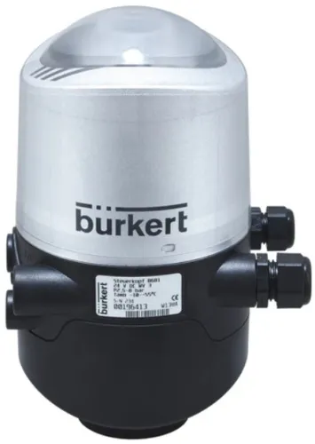 Control head for decentralized automation of hygienic process valves Burkert type 8681