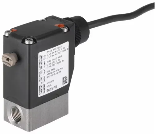 Solenoid valve Burkert type 0330 - Direct-acting 2/2 or 3/2-way pivoted armature valve