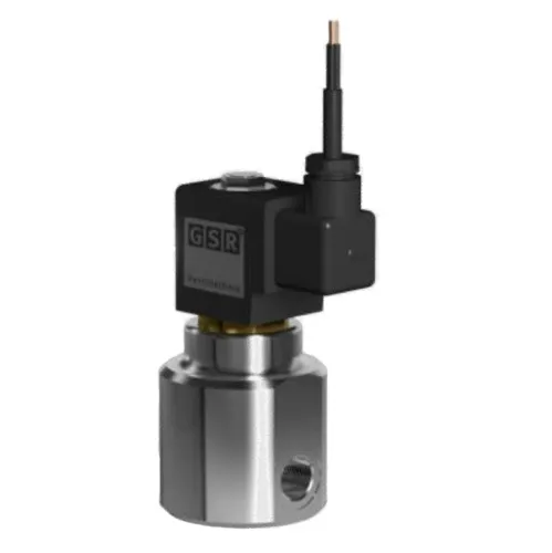 Solenoid valve for high pressure applications GSR 8/000