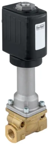 Solenoid valve Burkert type 6026 - Plunger valve, 2/2-way, direct-acting