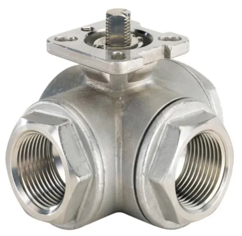 3-Way Ball Valve with L-bore Burkert type TKU002