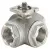 3-Way Ball Valve with L-bore Burkert type TKU002