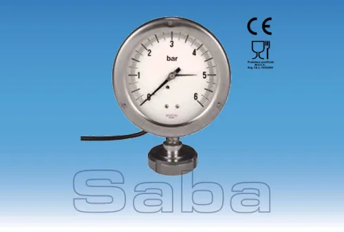 SANITARY PRESSURE GAUGE WITH MICRO SWITCH (MOD. SA 40/M)
