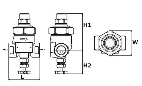 Temperature Control Steam Traps Miyawaki TB7N-SR