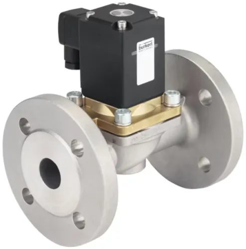 Water solenoid valve Burkert type 0290 - Servo-assisted 2/2-way diaphragm valve