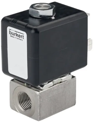 Solenoid valve Burkert type 7011 - Direct-acting 2/2-way plunger valve
