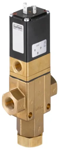 Hazardous location solenoids type 6430 - Piston valve, 3/2-way, servo-assisted