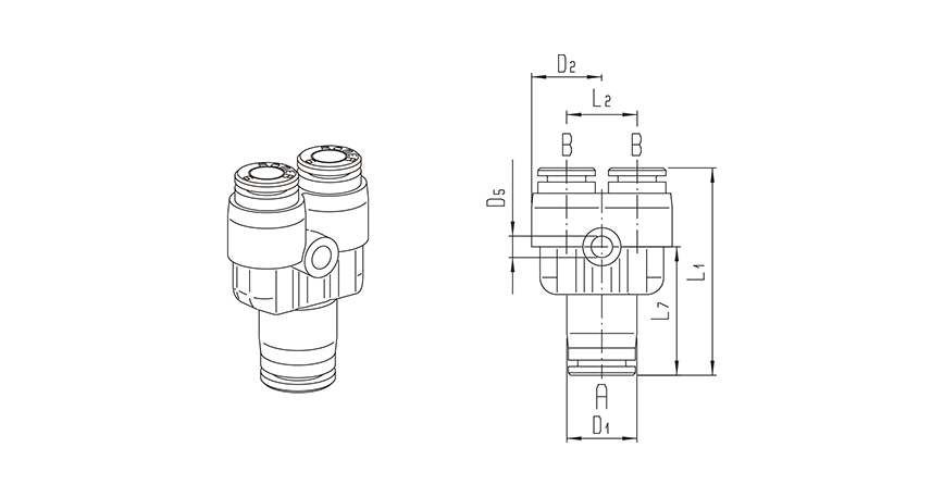 Push-in connector | Y | Series 900 HAFNER 982P