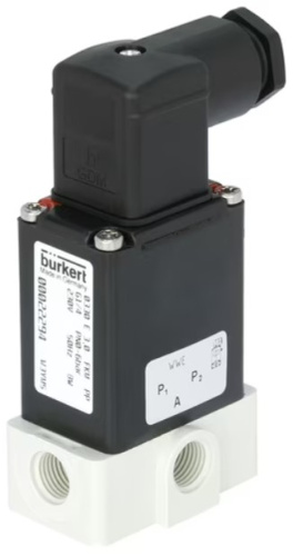 Solenoid valve Burkert type 0330 - Direct-acting 2/2 or 3/2-way pivoted armature valve