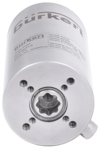 Pneumatic rotary actuator for the automation of ball and butterfly valves Burkert type 2053