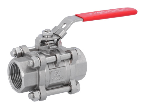 Stainless steel ball valve threaded with hand lever END-Armaturen PE