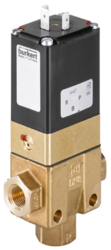 Hazardous location solenoids type 6430 - Piston valve, 3/2-way, servo-assisted