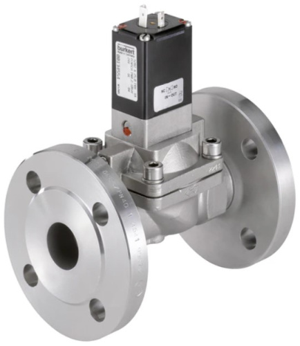 Water solenoid valve Burkert type 5282 - Servo-assisted 2/2-way diaphragm valve