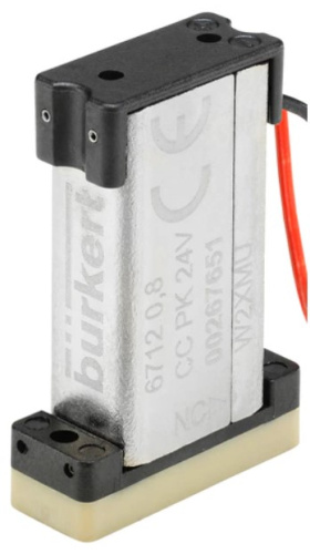 Solenoid valve Burkert Type 6712 - 2/2-way Whisper Valve with media separation