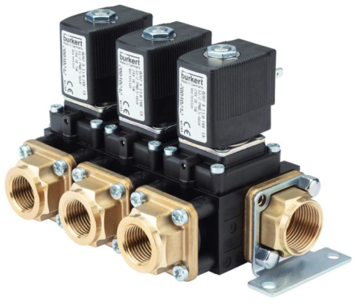 Solenoid valve Burkert type 0287 - 2/2-way solenoid valve for neutral media