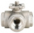 3-Way Ball Valve with L-bore Burkert type TKU002