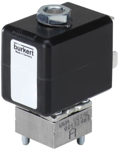 Solenoid valve Burkert type 7011 - Direct-acting 2/2-way plunger valve