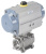 Ball valve / Butterfly valve with pneumatic rotary actuator Burkert type 8805