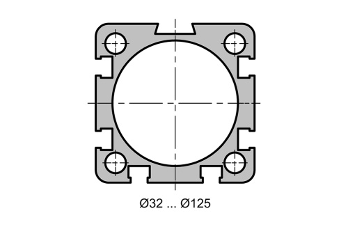 Double acting cylinder | adjustable cushioning | magnetic piston | D-series HAFNER DIP