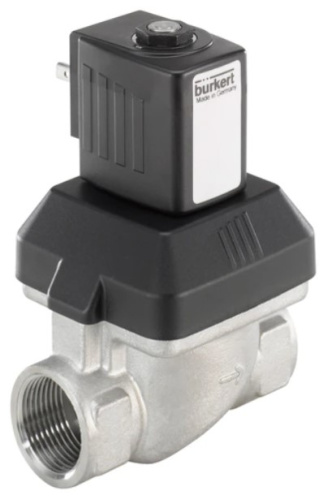 Water solenoid valve Burkert type 6213 - Servo-assisted 2/2-way diaphragm valve